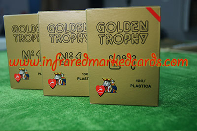 Cartões Modiano Troféu de Ouro marcados